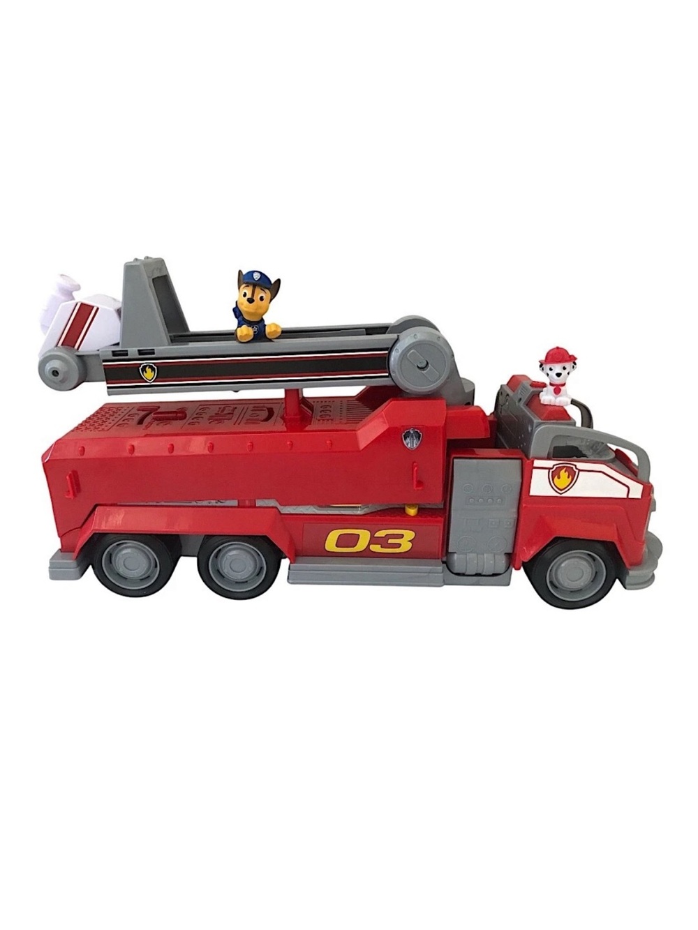 Paw Patrol City Fire Truck Marshall Transforming Fire Engine w/ Lights & Sounds